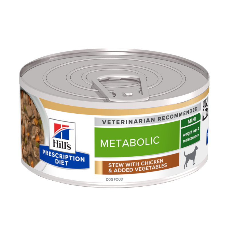 Hills Canine Metabolic Mini Ragout in Dosen für Hunde