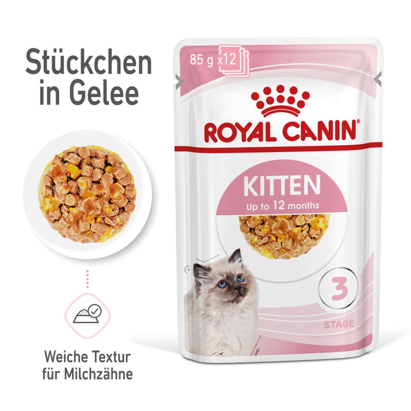 Royal Canin Kitten Frischebeutel mit Gelee Royal Canin Kitten Frischebeutel mit Gelee