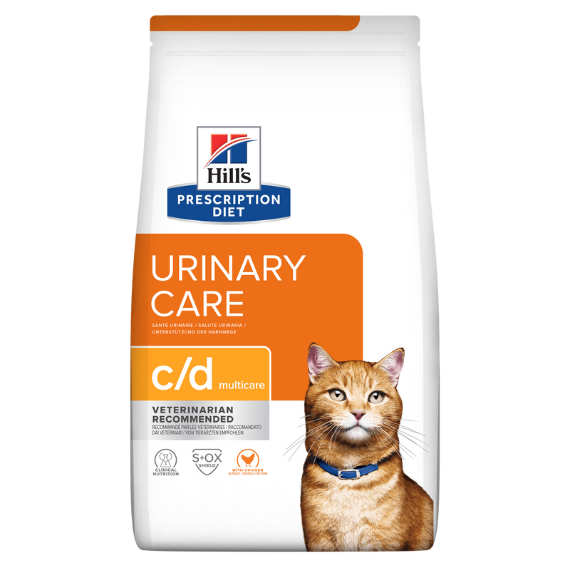 Hills Feline c/d Multicare Trockenfutter mit Huhn für Katzen
