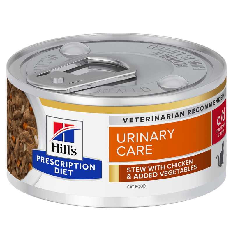 Hills Feline c/d Multicare Stress Ragout Huhn Dosenfutter für Katzen