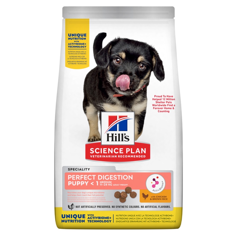 Hills Science Plan Canine Perfect Digestion Puppy Medium Trockenfutter