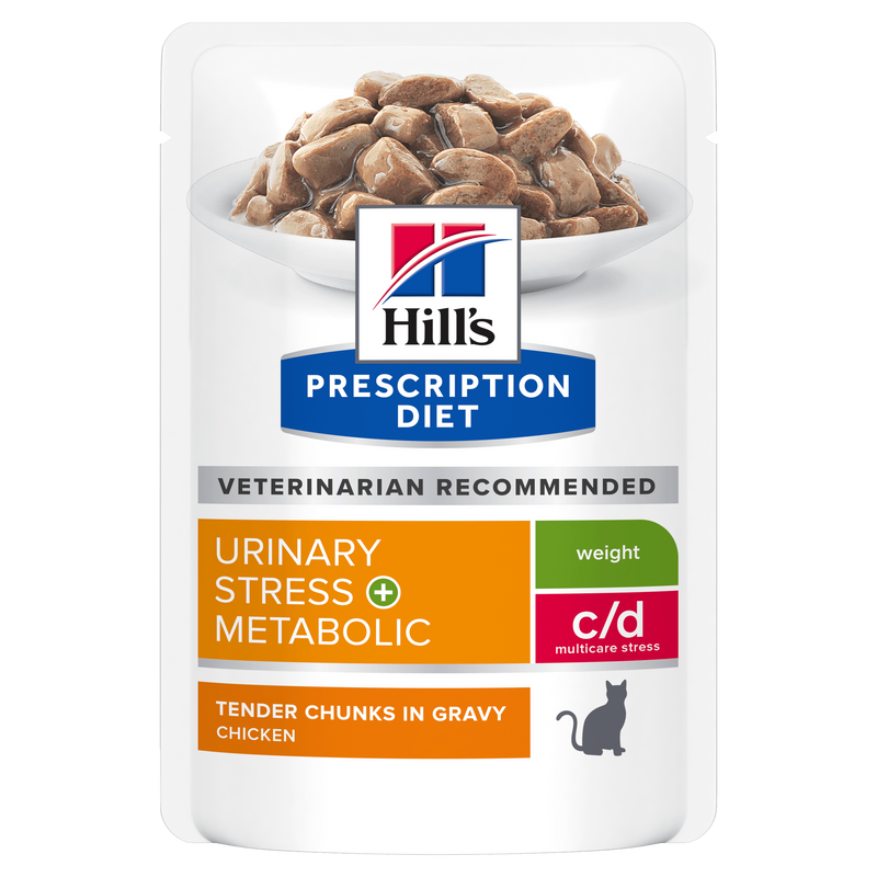 Hills Prescription Diet Feline c/d Multicare Urinary Stress + Metabolic Frischebeutel für Katzen