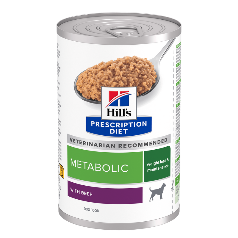 Hills Canine Metabolic mit Rind Dosenfutter für Hunde