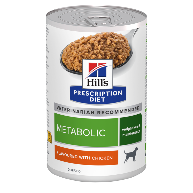 Hills Canine Metabolic mit Huhn Dosenfutter für Hunde