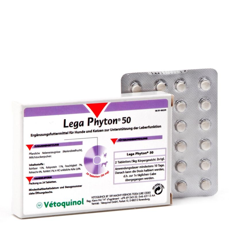 Vetoquinol Lega-Phyton 50 für Hund und Katze