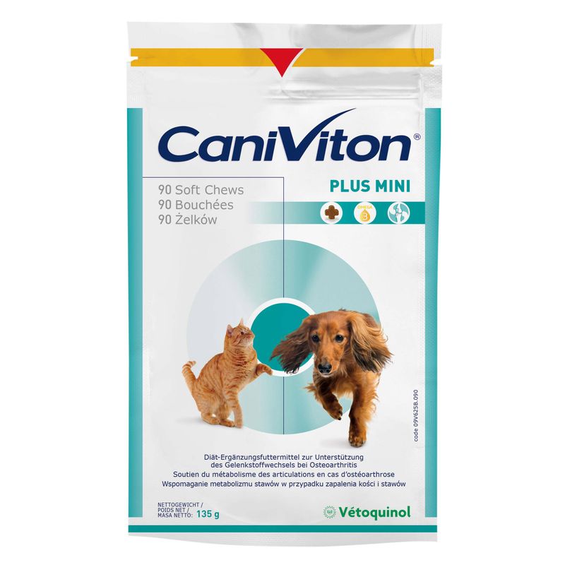 Vetoquinol Caniviton Plus Mini Chews für Hunde + Katzen