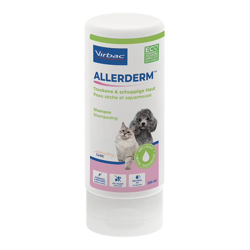 Virbac Allerderm für trockene und schuppige Haut Shampoo