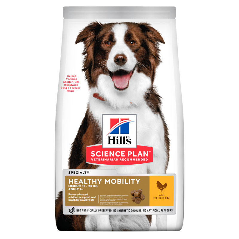 Hills Science Plan Canine Adult Healthy Mobility Medium Huhn Trockenfutter